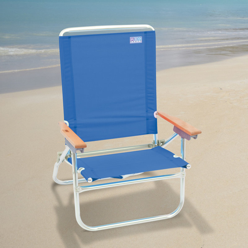 Rio Brands 4Position Easy InEasy Out Reclining Beach Chair & Reviews